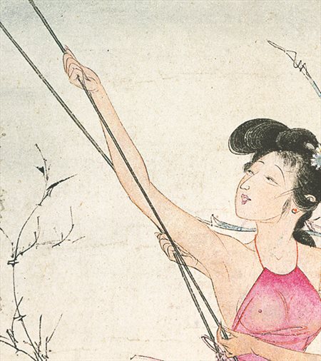 福山-胡也佛的仕女画和最知名的金瓶梅秘戏图